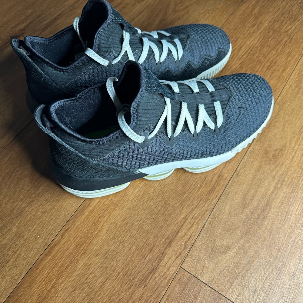 Black Athletic Sneakers with White Accents - Picture 2 of 4